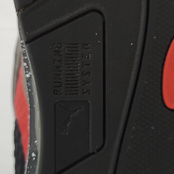 PUMA RS- Fast 'Amp' Black/Gray/Red Sneakers. Size 11 Mens - Picture 7 of 10